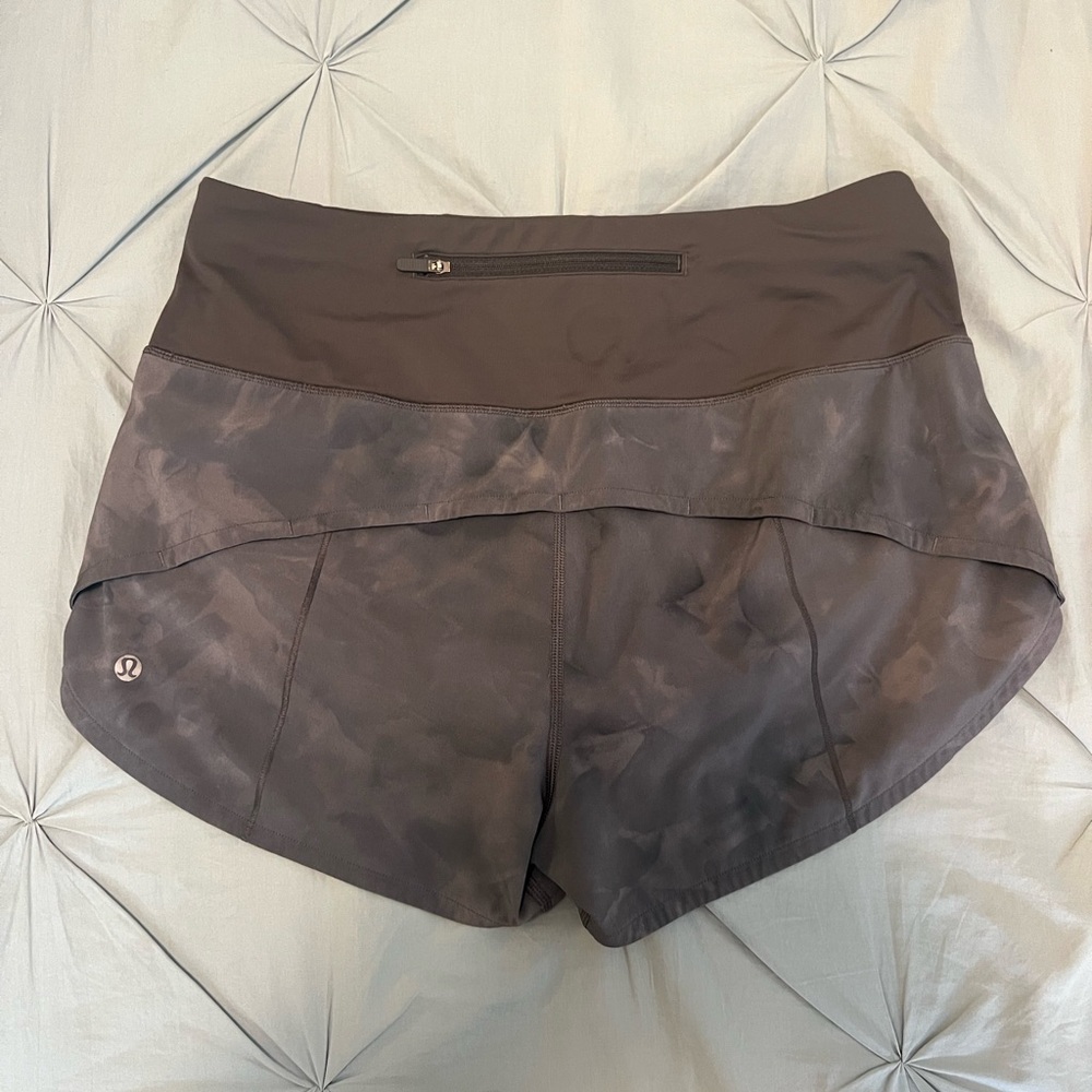 Lululemon high-rise speed up shorts